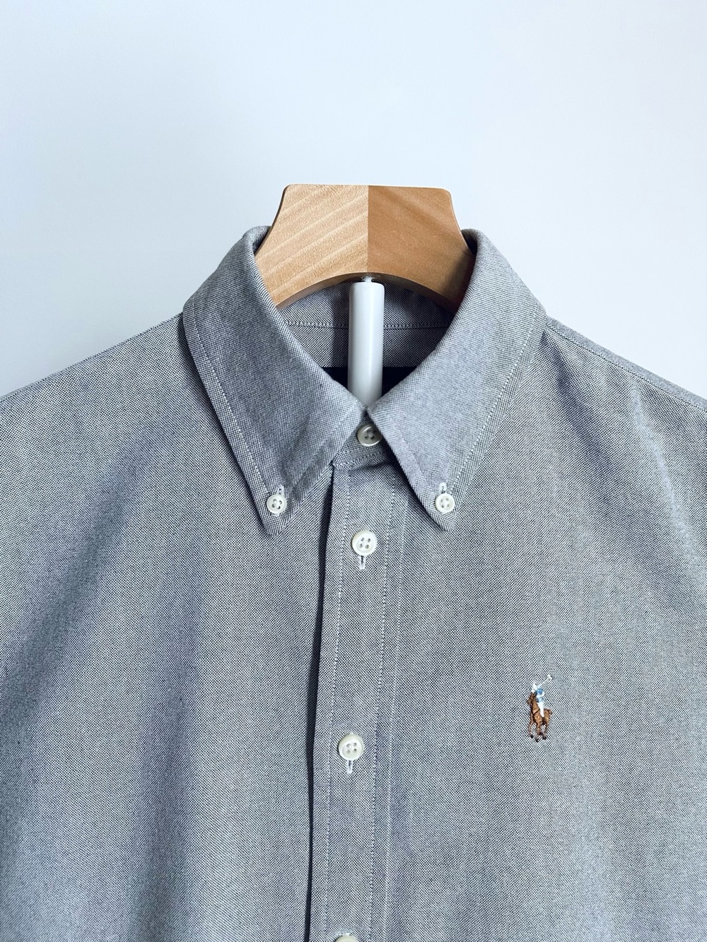 Ralph Lauren Women Button-Down Shirt in Heather Gray Size XS Excellent condition
